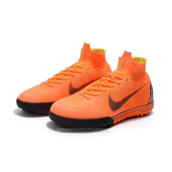 Nike Hombres Mercurial SuperflyX VI Elite TF Naranja Svart